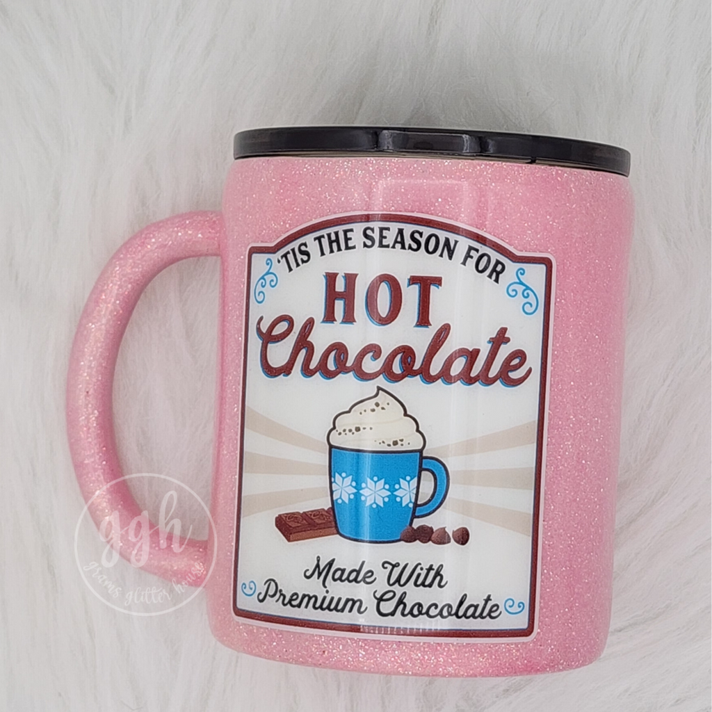 Pink Hot Chocolate Mug
