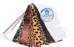 Grams' Glitter House 10pcs Animal Print Foil Sheets animal print foil sheets