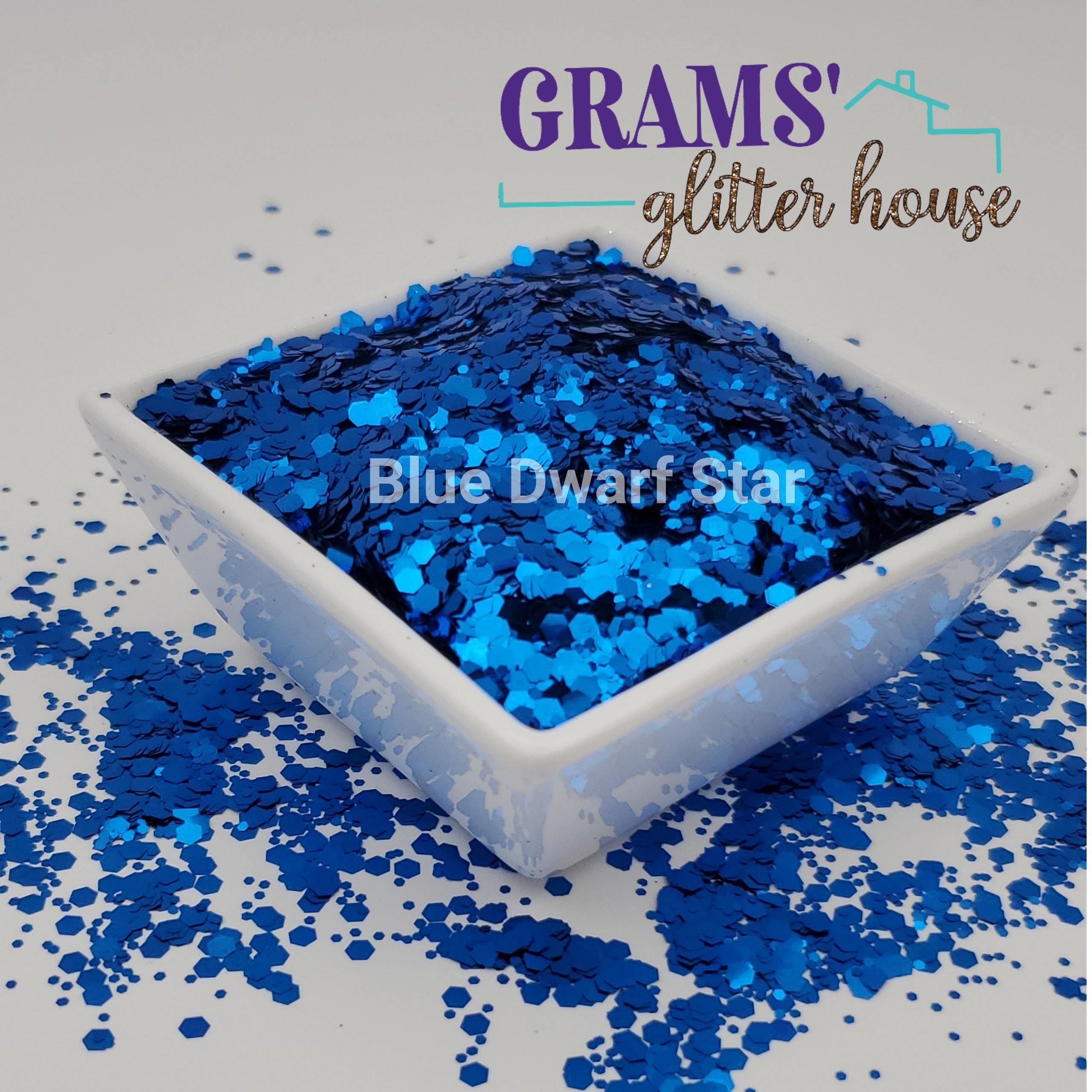 Blue Dwarf Star - Grams' Glitter House Polyester Glitter 2 oz Grams' Glitter House