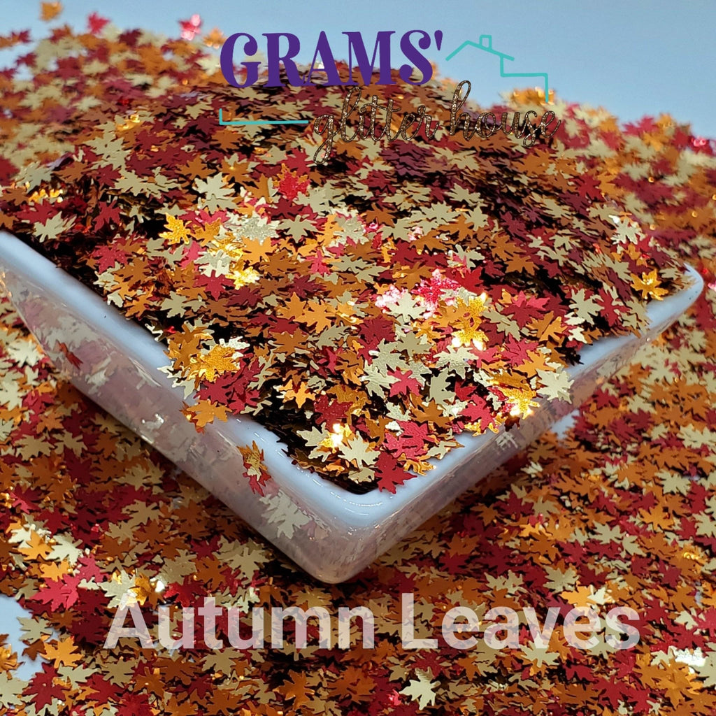 15 grams Grams' Glitter House Autumn Leaves Polyester Glitter