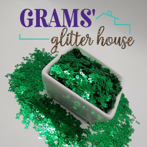 Green 15 grams Grams' Glitter House Awareness Ribbons Polyester Glitter