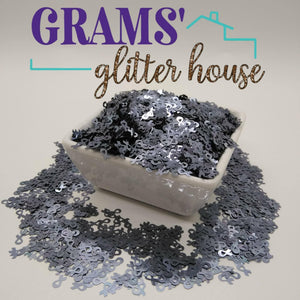 Grey 15 grams Grams' Glitter House Awareness Ribbons Polyester Glitter