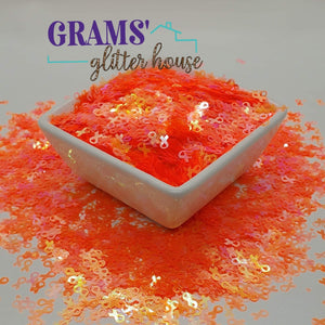 Orange 15 grams Grams' Glitter House Awareness Ribbons Polyester Glitter