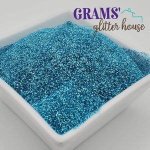 Grams' Glitter House Baja Blue | Fine | Metallic Glitter Polyester Glitter