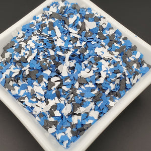 Grams' Glitter House Blue Line Man Chips polyester glitter