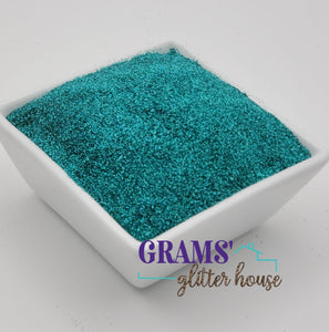 2 oz Grams' Glitter House Caribbean Turquoise Polyester Glitter