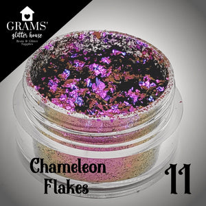 Grams' Glitter House Chameleon Flake 11 | Mold Flakes Chameleon Flakes