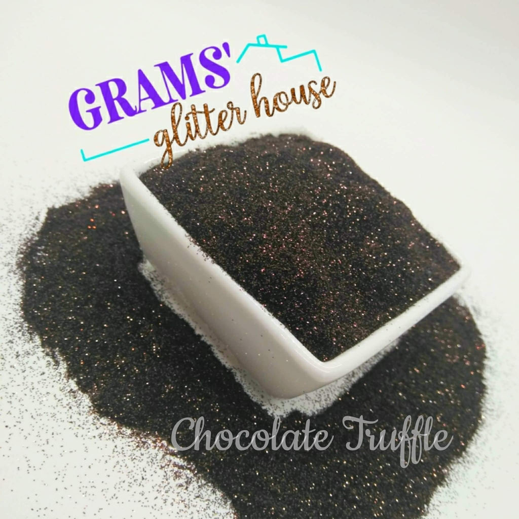 2 oz Grams' Glitter House Chocolate Truffle | Metallic | Fine Glitter Polyester Glitter