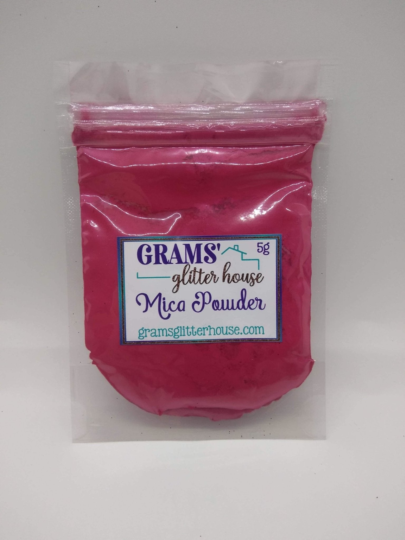 Dark Pink 11 Grams' Glitter House Dark Pink Mica Powder Mica Powder
