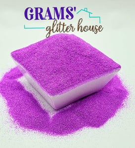 1oz Grams' Glitter House Fluorescent Purple | Neon | Fine Glitter Polyester Glitter