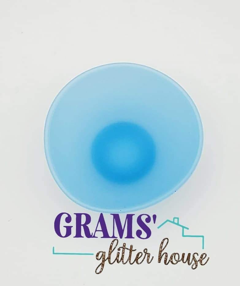 Glow in the Dark Blue Grams' Glitter House Glow in the Dark Blue Silicone Bowl