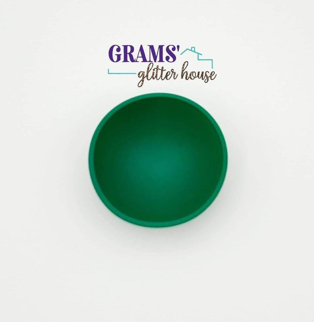 Green Grams' Glitter House Green Silicone Bowl