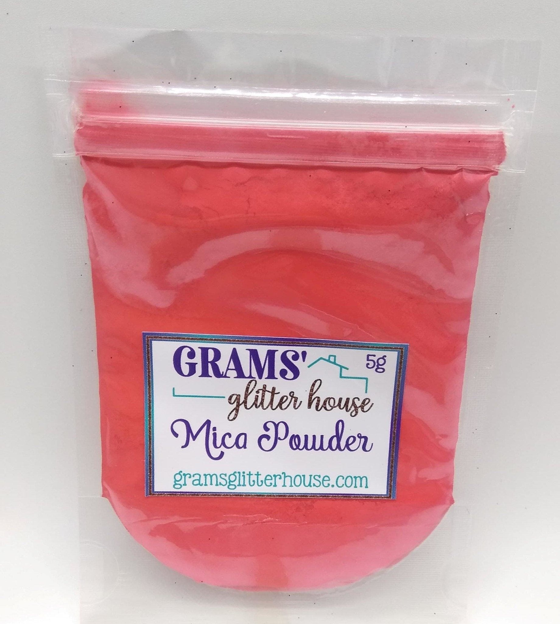 Hot Pink 53 Grams' Glitter House Hot Pink Mica Powder Pigment