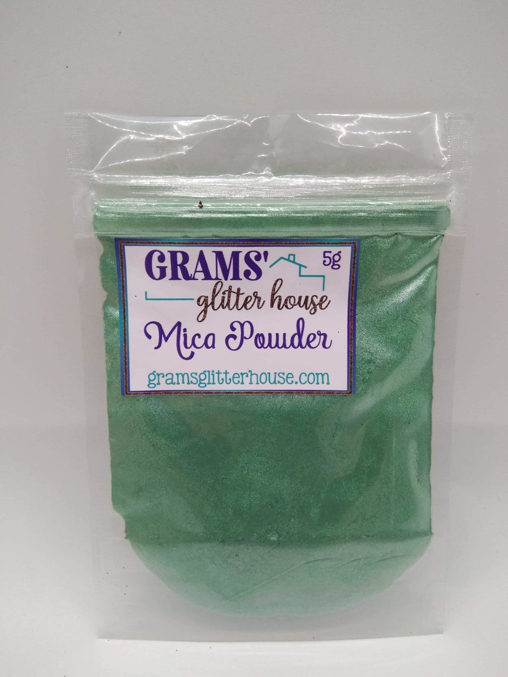Jade 34 Grams' Glitter House Jade Mica Powder Pigment