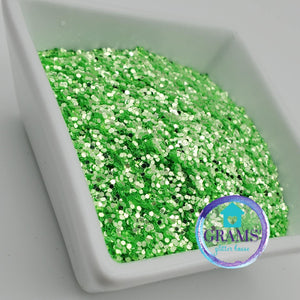 Grams' Glitter House Margarite Lime polyester glitter