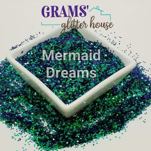 Grams' Glitter House Mermaid Dreams | Chameleon chameleon polyester glitter