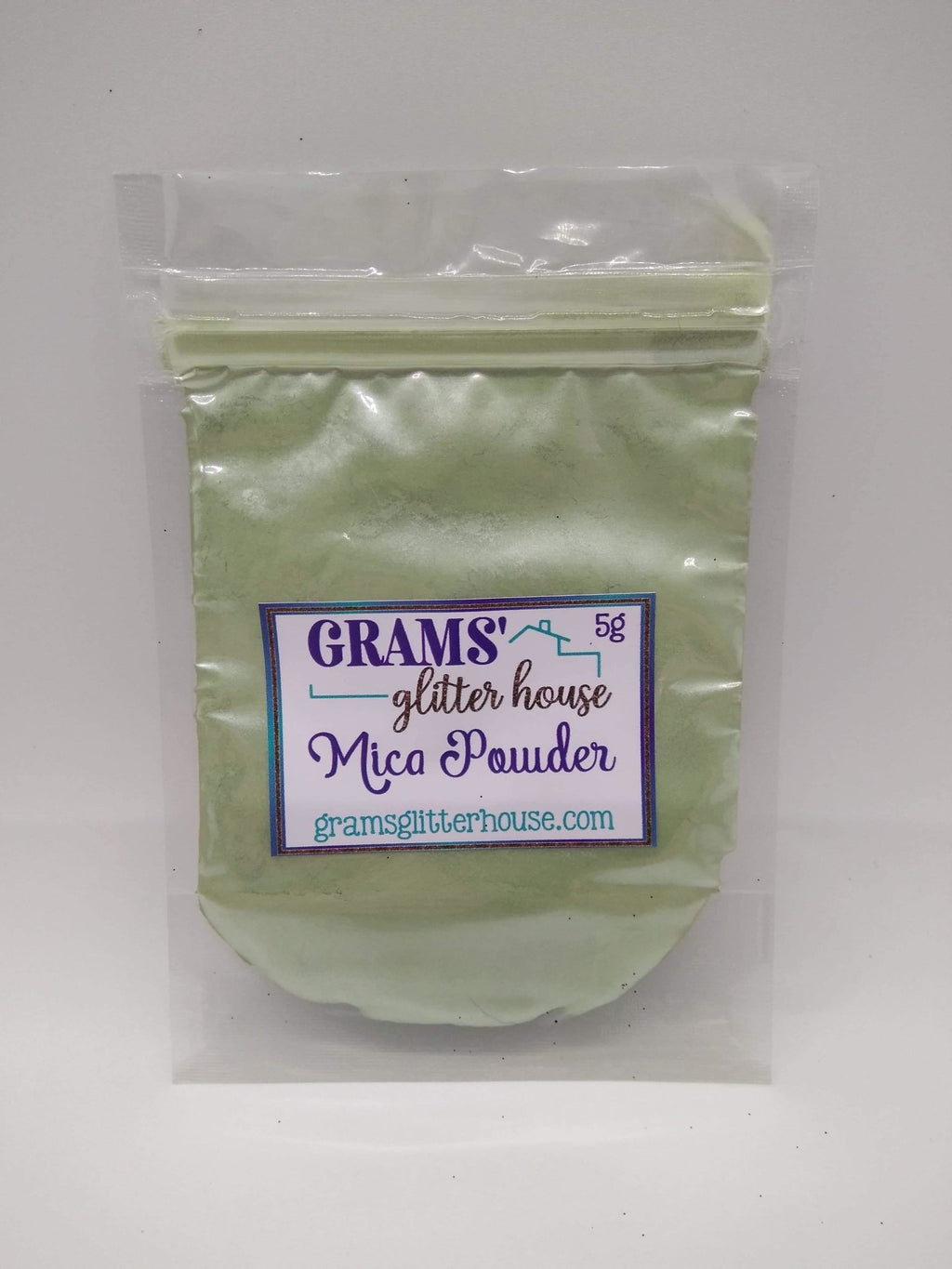 Mint 29 Grams' Glitter House Mint Mica Powder Pigment