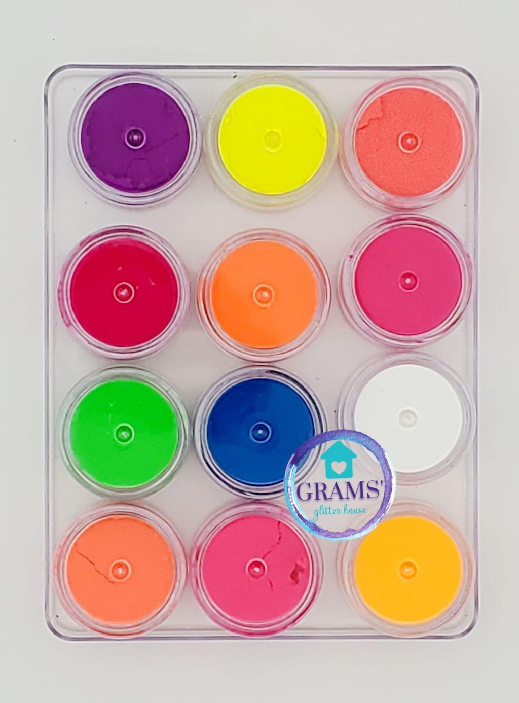 Grams' Glitter House Neon Mica Set Neon Pigment