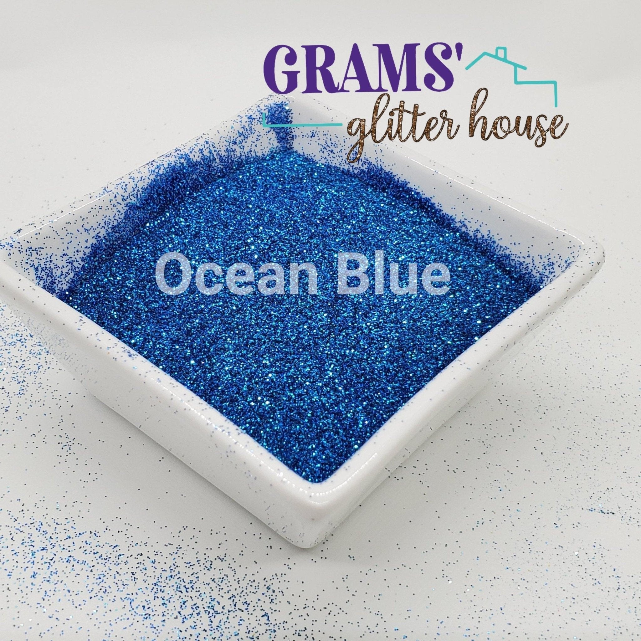 Grams' Glitter House Ocean Blue | Metallic | Exclusive to GGH Polyester Glitter