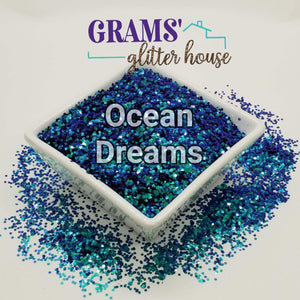 Grams' Glitter House Ocean Dreams Polyester Glitter
