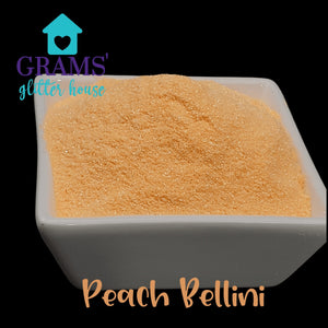 Grams' Glitter House Peach Bellini - July New Glitter Polyester Glitter