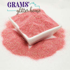 Grams' Glitter House Pink Coral Polyester Glitter