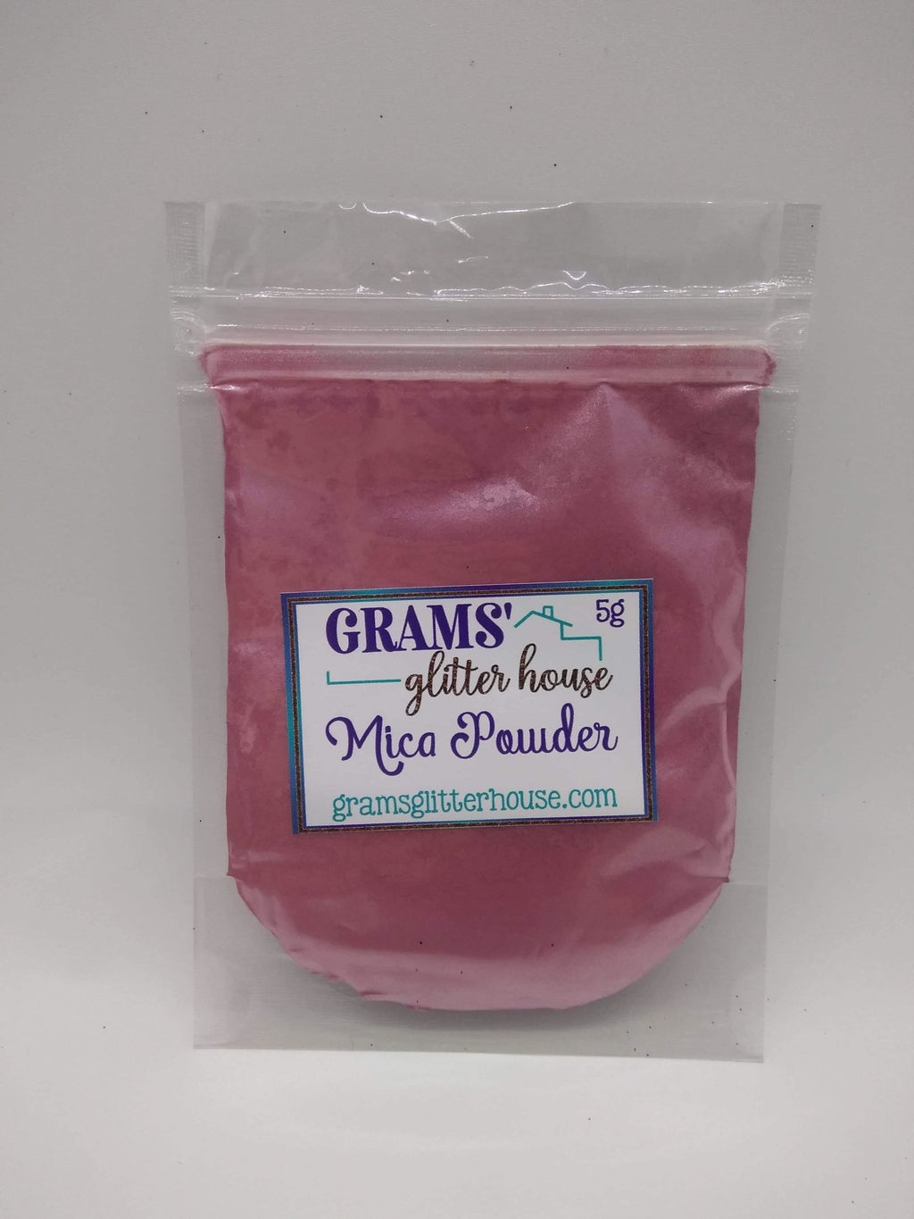 Pink 10 Grams' Glitter House Pink Mica Powder pigment