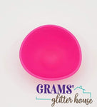Pink Grams' Glitter House Pink Silicone Bowl