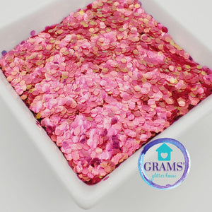 Grams' Glitter House Pomegranate | Pink Opal Polyester Glitter