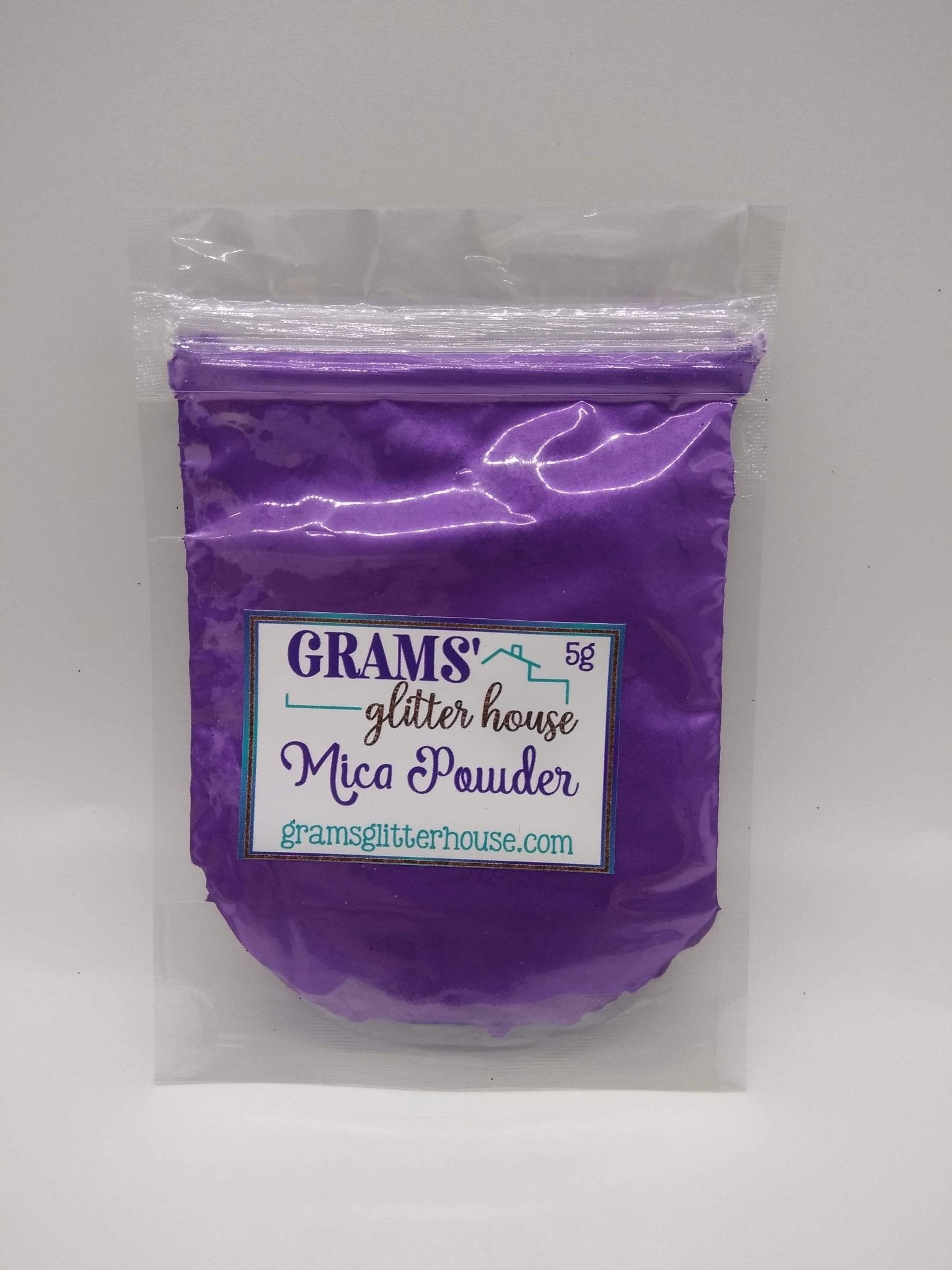 Purple 4 Grams' Glitter House Purple Mica Powder Pigment