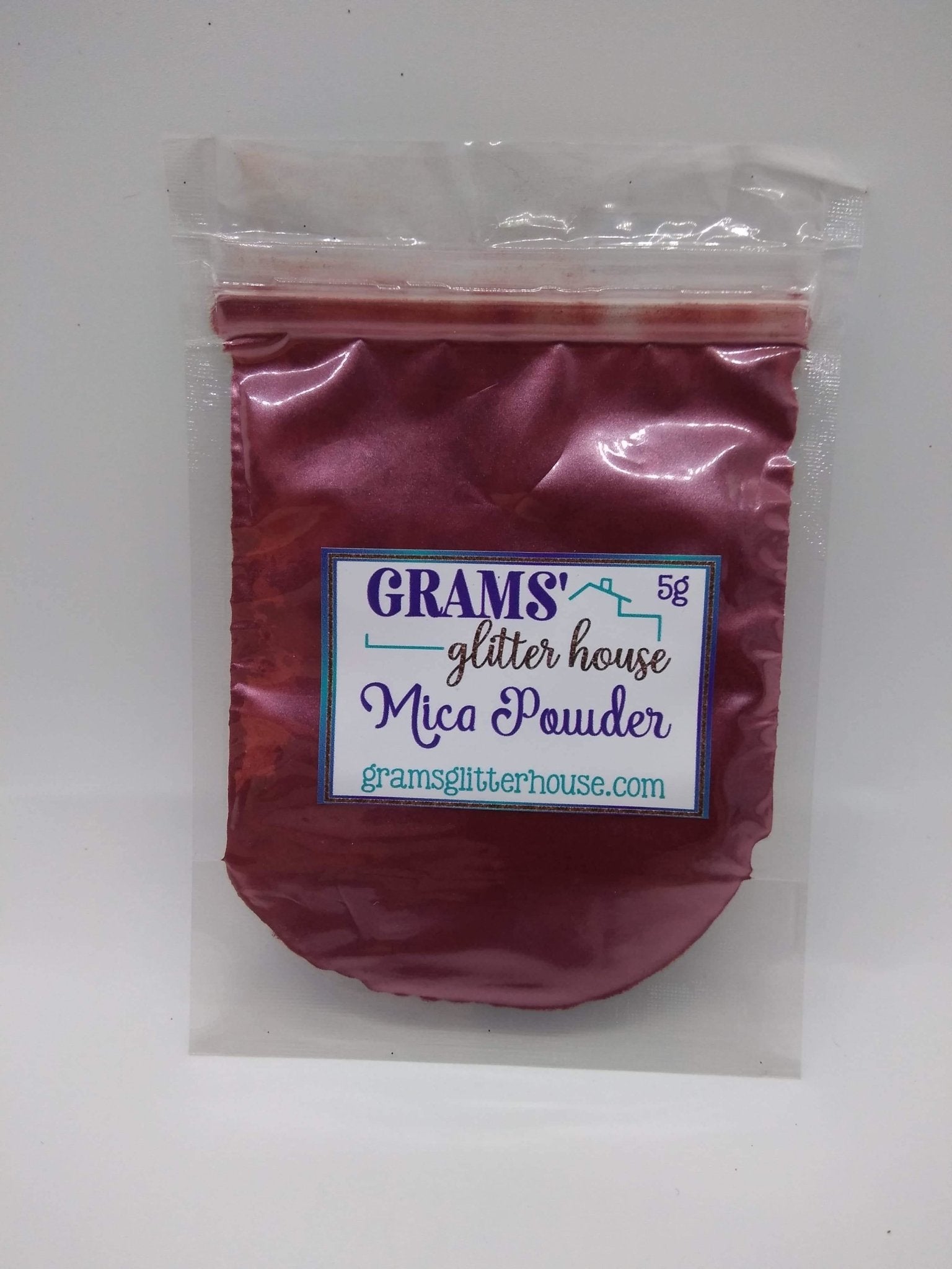 Ruby Red 12 Grams' Glitter House Ruby Red Mica Powder pigment