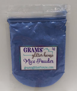 Sapphire 5 Grams' Glitter House Sapphire Mica Powder pigment