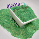 2 oz Grams' Glitter House Seagrass Green | Pearlescent | Fine Glitter Polyester Glitter