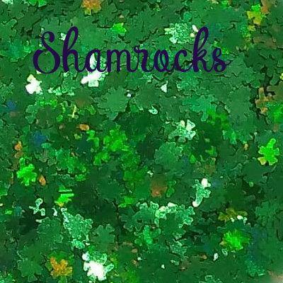 Grams' Glitter House Shamrocks Polyester Glitter