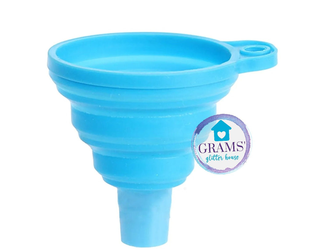Grams' Glitter House Silicone Collapsible Funnel - PRE-ORDER Silicone Collapsible Funnel