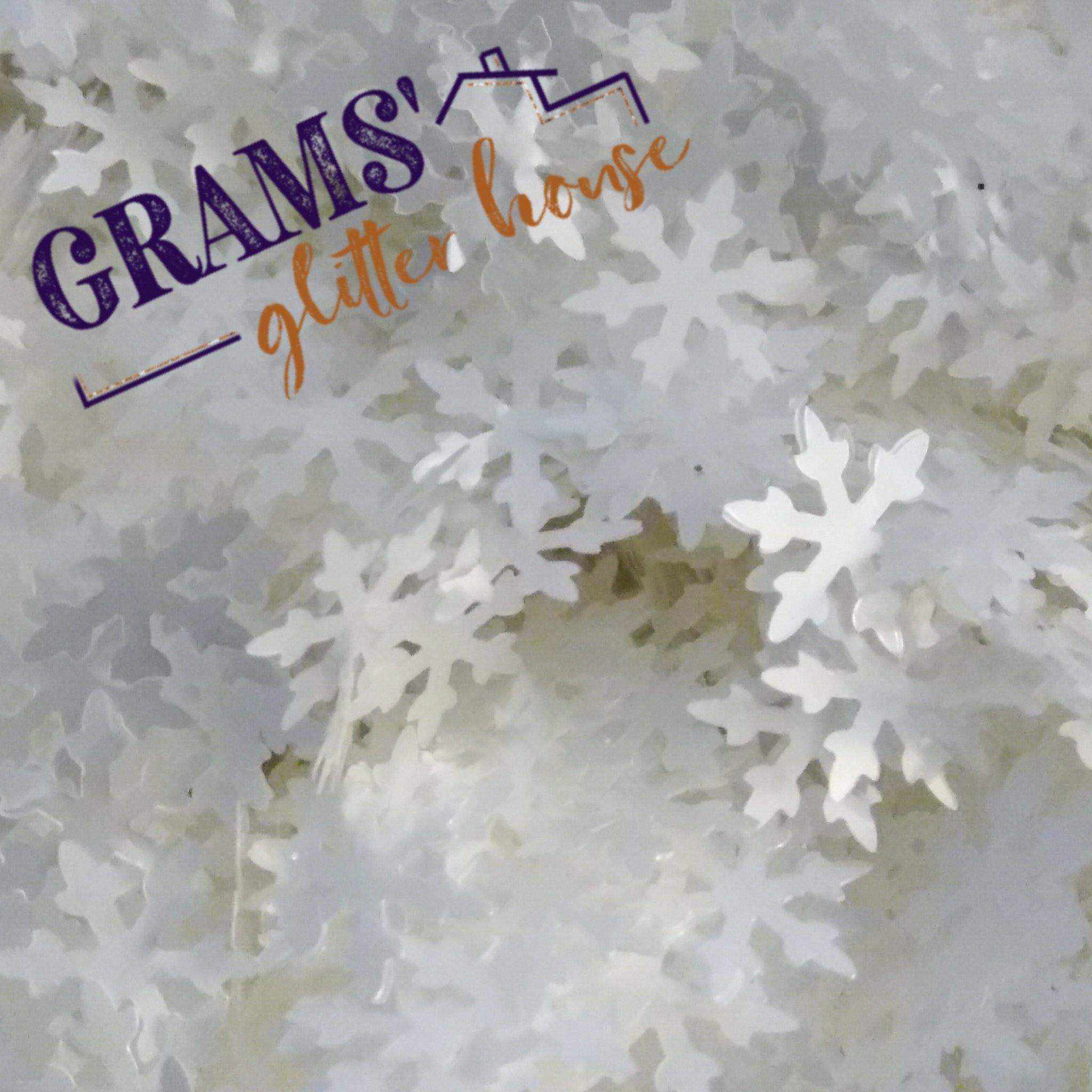 5 grams Grams' Glitter House Snowflakes Polyester Glitter