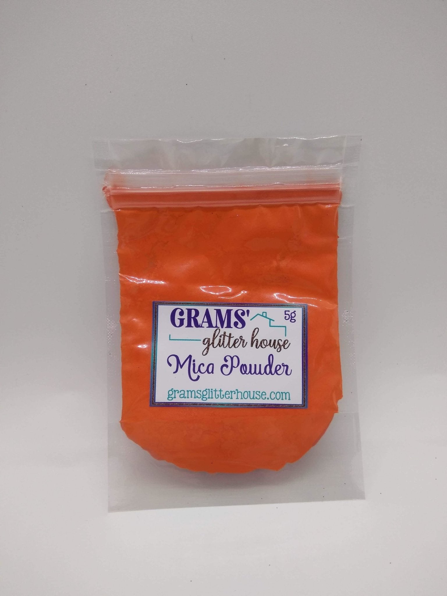 Sunset Orange 47 Grams' Glitter House Sunset Orange Mica Powder Pigment